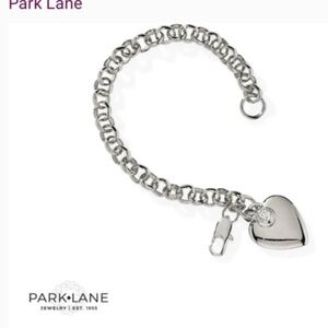 Park Lane Silver Heart Charm Bracelet